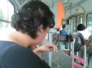 Free up petticoat booty pussy on public transport