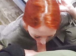 Redhead pov creampie