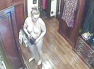 Hidden camera. spying on a young girl and her mom 3
