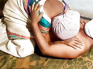 In lite colour sari indian village wife fuking